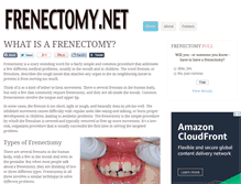 Tablet Screenshot of frenectomy.net